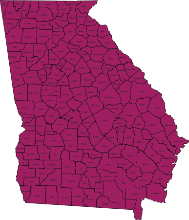 State Map - Georgia