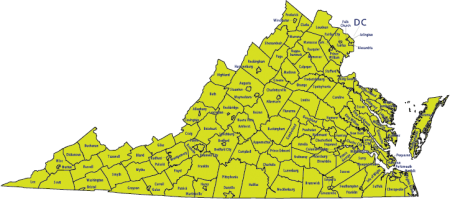 State Map - Virginia